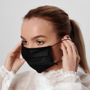 Protective face mask black