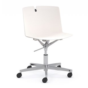 Mork Kit plastic chair on wheels