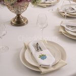 Set of banquet textiles for 8 persons, euro