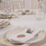 Set of banquet textiles for 8 persons, euro