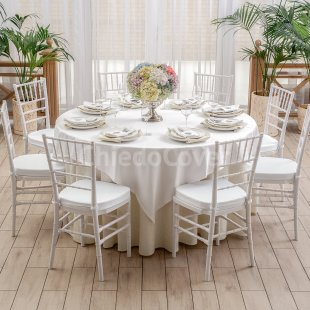 Set of banquet textiles for 8 persons, euro