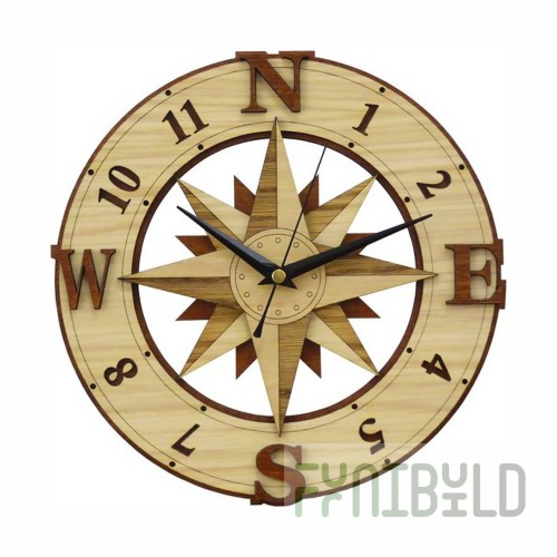 Wall clock Compass