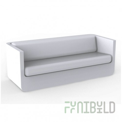 Plastic sofa Ulm Basic