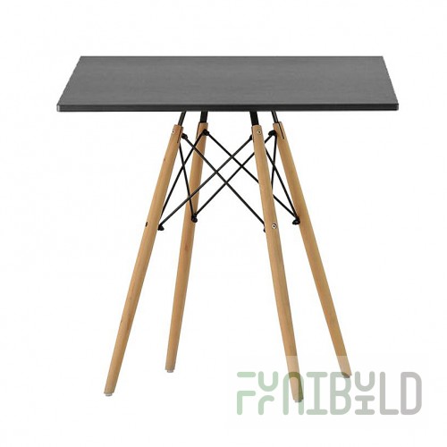 Table Eames T-8 MDF rectangular, color according to RAL