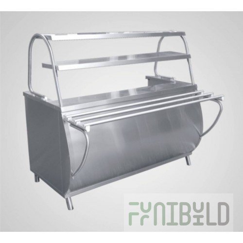 PATSHA" 2-course steam bain-marie EMK-70MSH with a heating cabinet