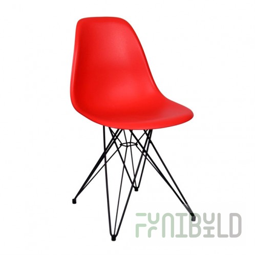 Eames M chair red