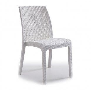 Plastic chair Virginia, white