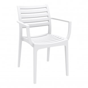 Plastic chair Artemis, white