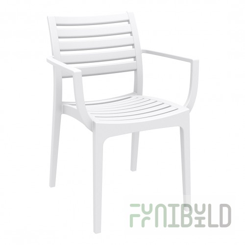 Plastic chair Artemis, white