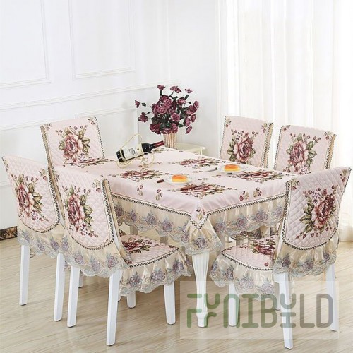 Table and chair set, floral