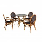 Chair without armrests Olga, with a cushion
