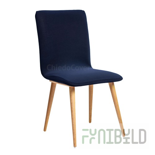 Case 46 with straight back, dark blue