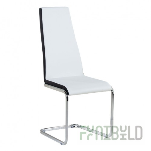 Rome chair with chrome insert