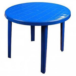 Round table Ostby blue