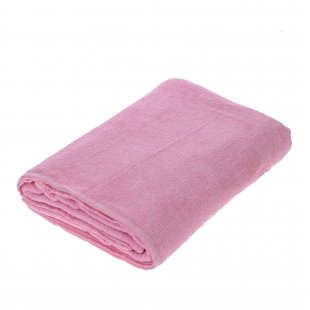 Pink terry sheet