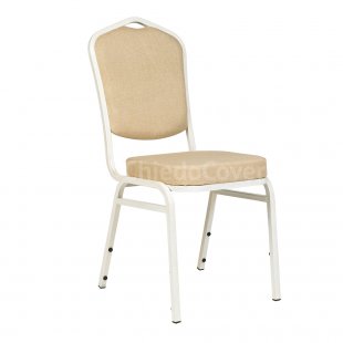 Chair Hit 20mm - antique gold on white, beige matting