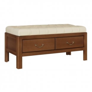 Lotus 3 bench, white