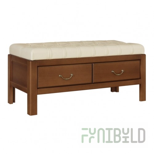 Lotus 3 bench, white