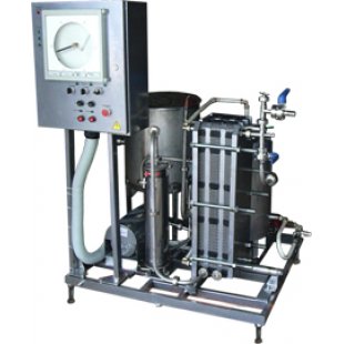 Equipment set for pasteurization (flow pasteurizer-milk cooler) IPKS-013-1000