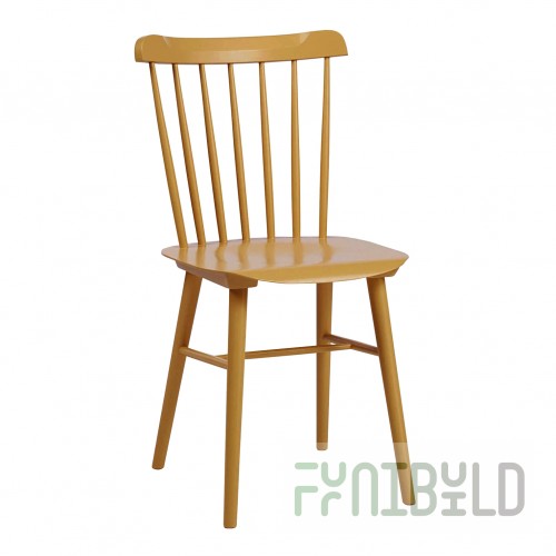 Tucker chair, gold wooden