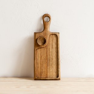 Serving board 05 small with gravy boat