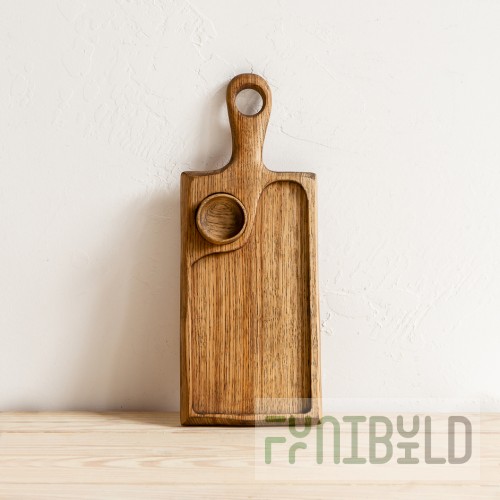 Serving board 05 small with gravy boat