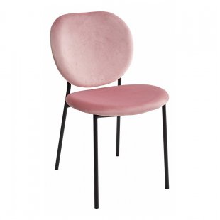Chair Mod, pink velour