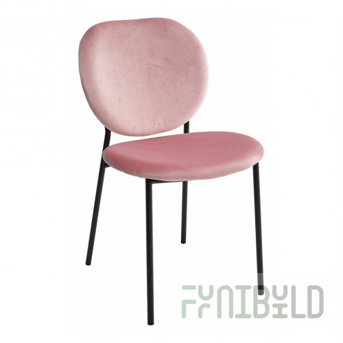 Chair Mod, pink velour