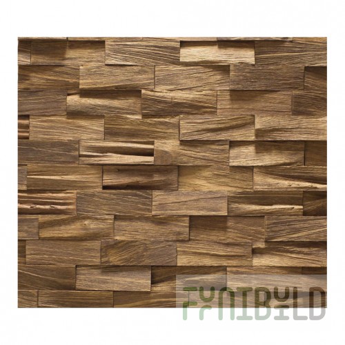 Wall panel Chopped, sapele