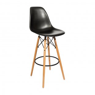 EAMES bar stool black
