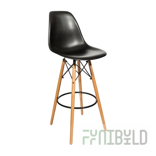 EAMES bar stool black