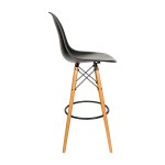 EAMES bar stool black
