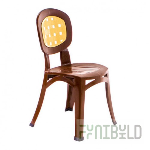 Chair plastic chocolate