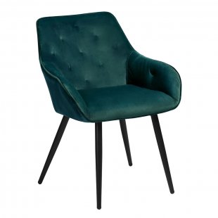 Chandler chair velour green