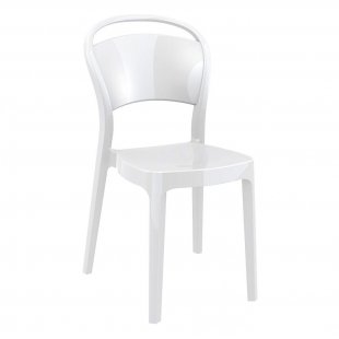 Chair plastic Bo, white