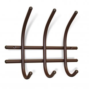 Hanger Triple brown moire