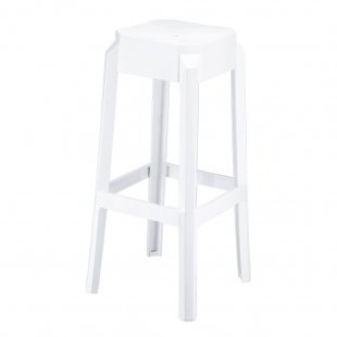Bar stool Fox 75 white