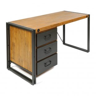 Desk City, brown smoke