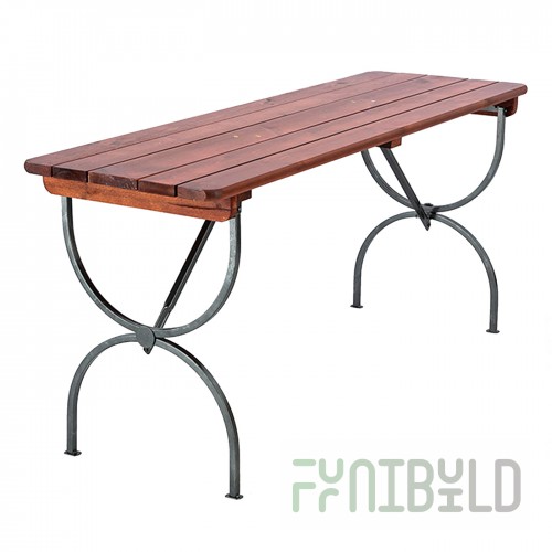 Folding table Linz dark wood