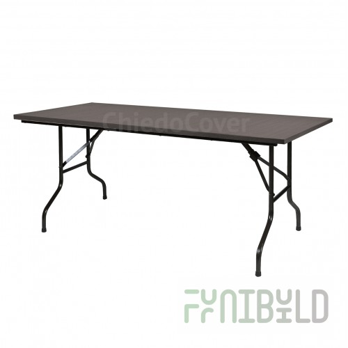 Table Leader 2, 1800x900, wenge 26mm, black