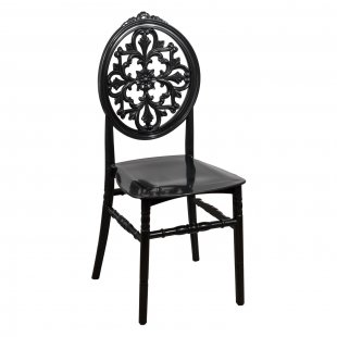 Chair Venus NEW, plastic, black