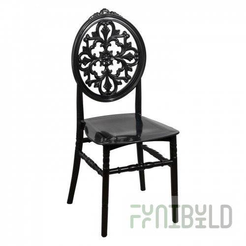 Chair Venus NEW, plastic, black
