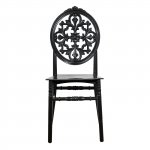 Chair Venus NEW, plastic, black