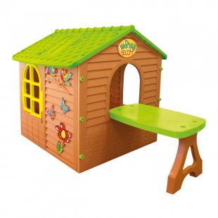 Children's playhouse with table