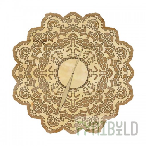 Wall clock Snowflake