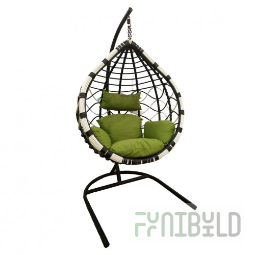 Hanging chair Tore made of artificial rattan