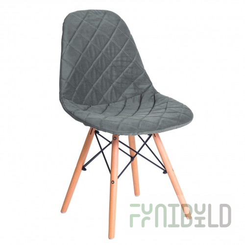 E06 cover for Eames chair, grey
