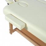 Stationary massage table wooden FIX-MT2