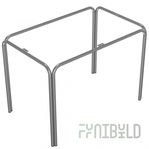 Rectangular steel table base 4