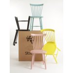 Tucker set, 4 chairs pink, blue, white, yellow Tucker set, 4 chairs pink, blue, white, yellow